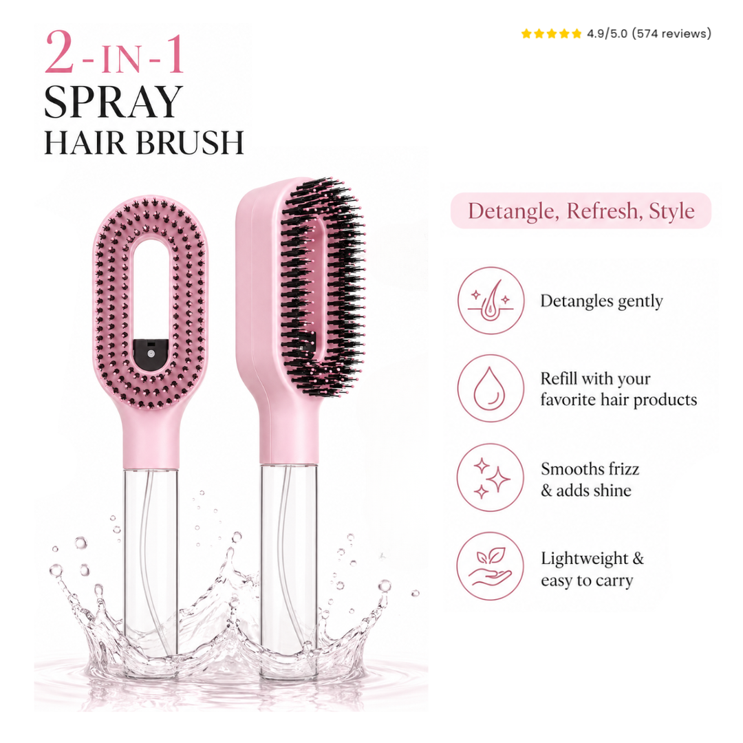 Luxury Mist & Detangle Hairbrush