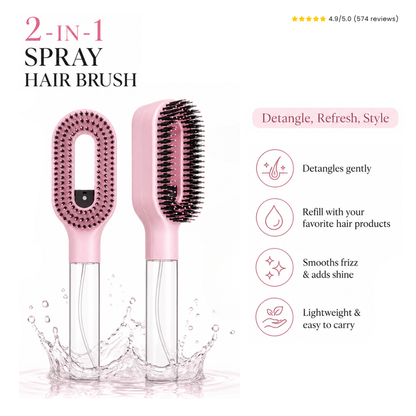 Luxury Mist & Detangle Hairbrush
